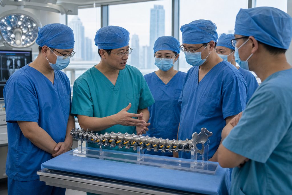 3d printed spine replacement cost China - medical illustration