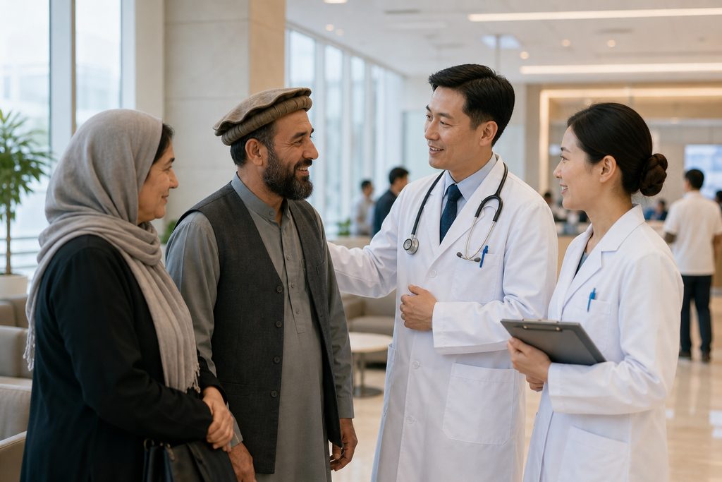 medical treatment cost China for Afghan - medical illustration
