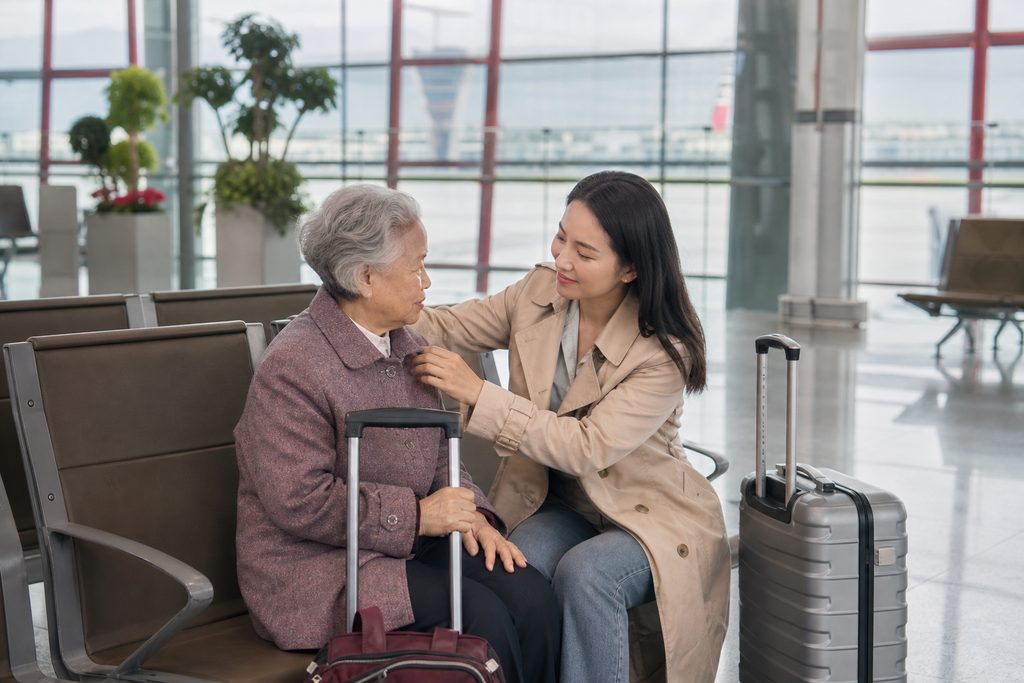 elderly caregiver service cost China - medical illustration