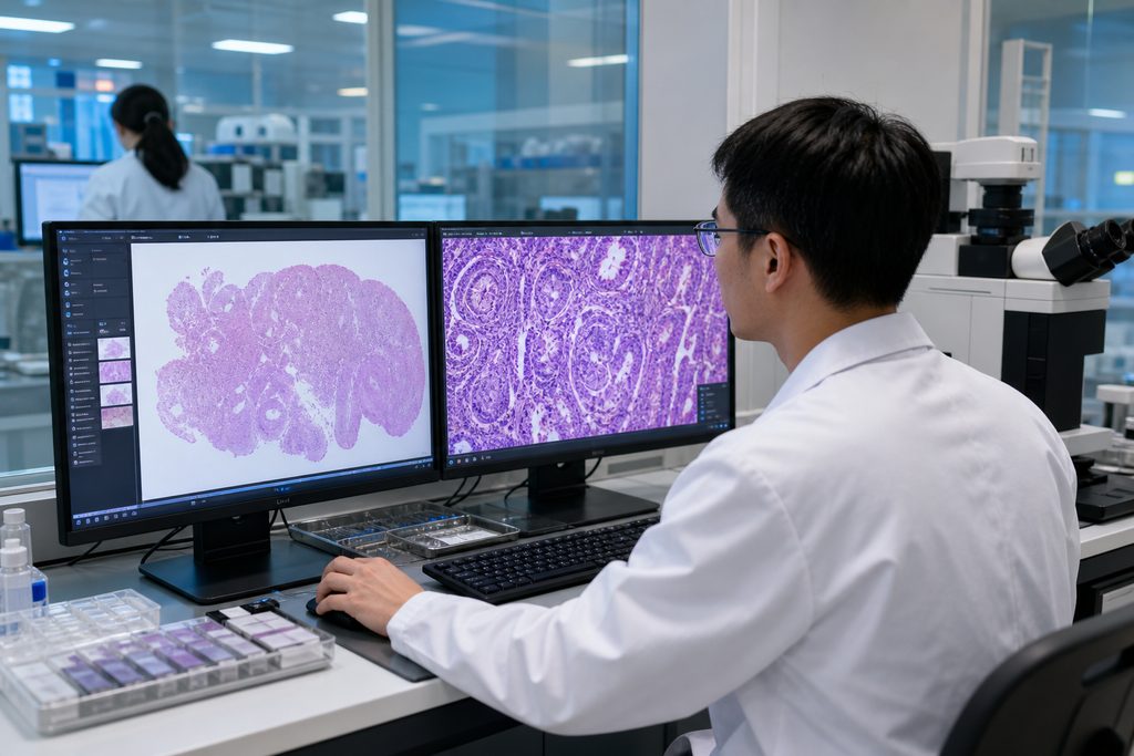 ai digital pathology cancer diagnosis co - medical illustration