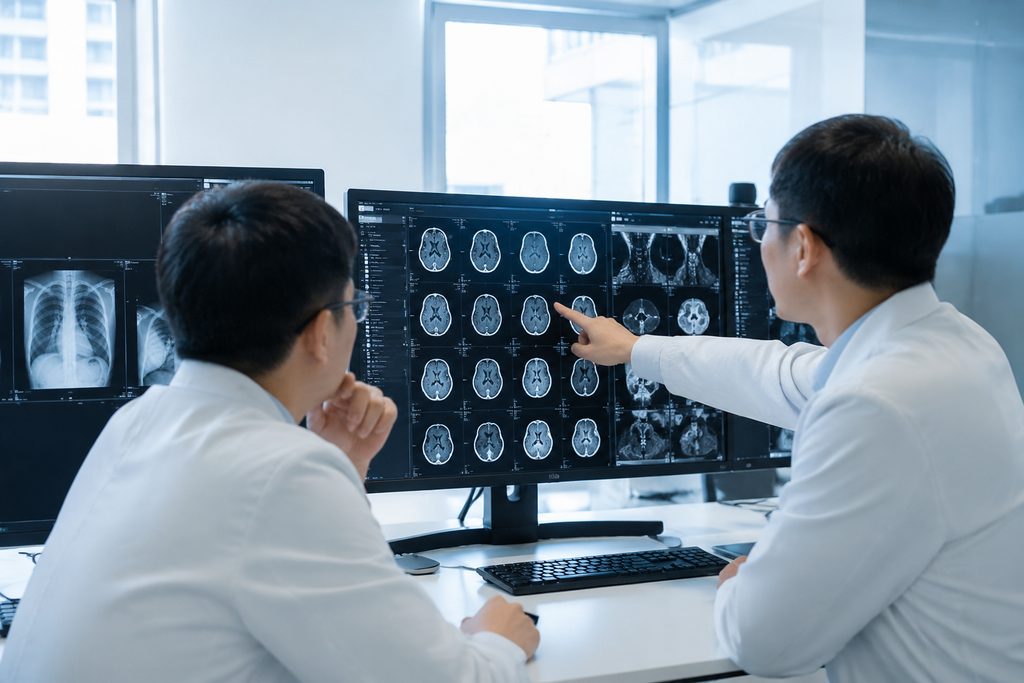 ai diagnosis second opinion cost China - medical illustration