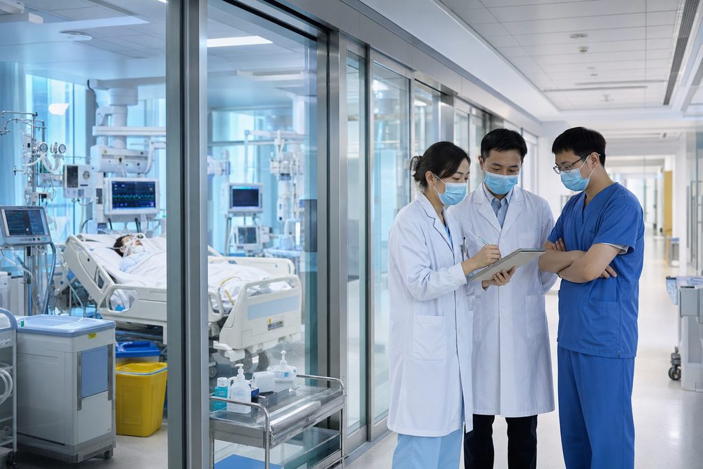 Beijing Chao-Yang Hospital respiratory m - medical illustration