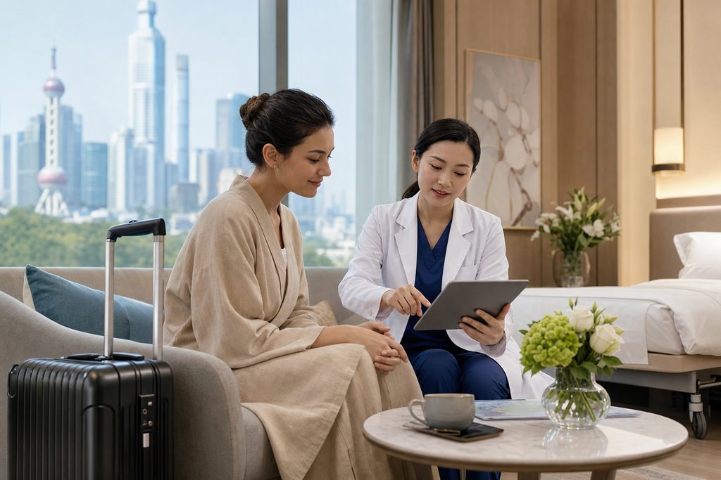 custom medical tourism package China pri - medical illustration