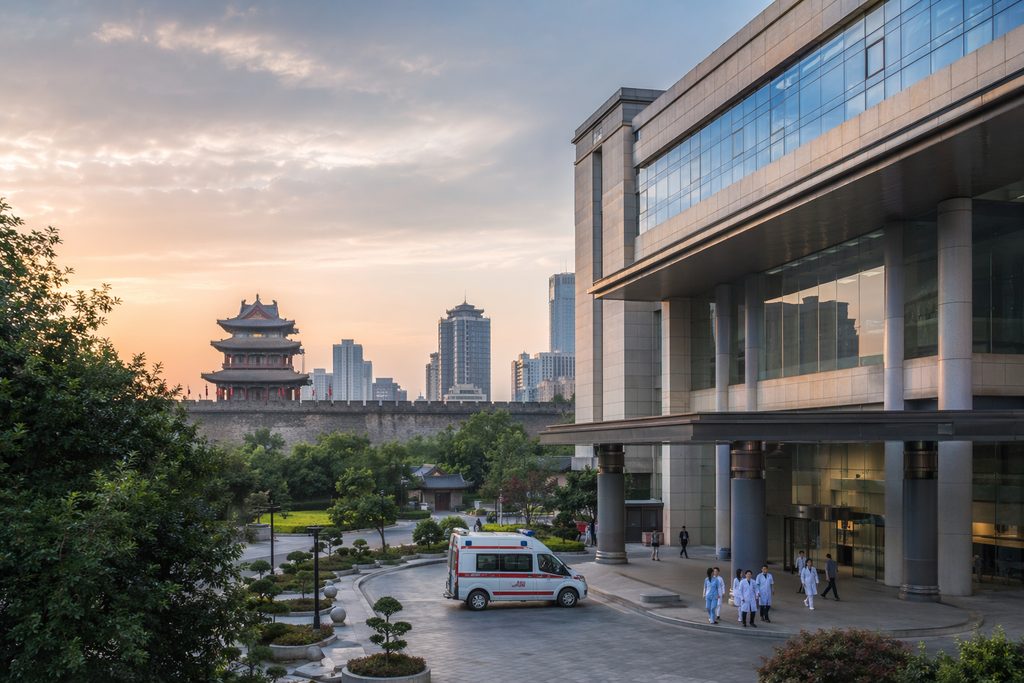 best hospitals Xi'an for foreigners - medical illustration