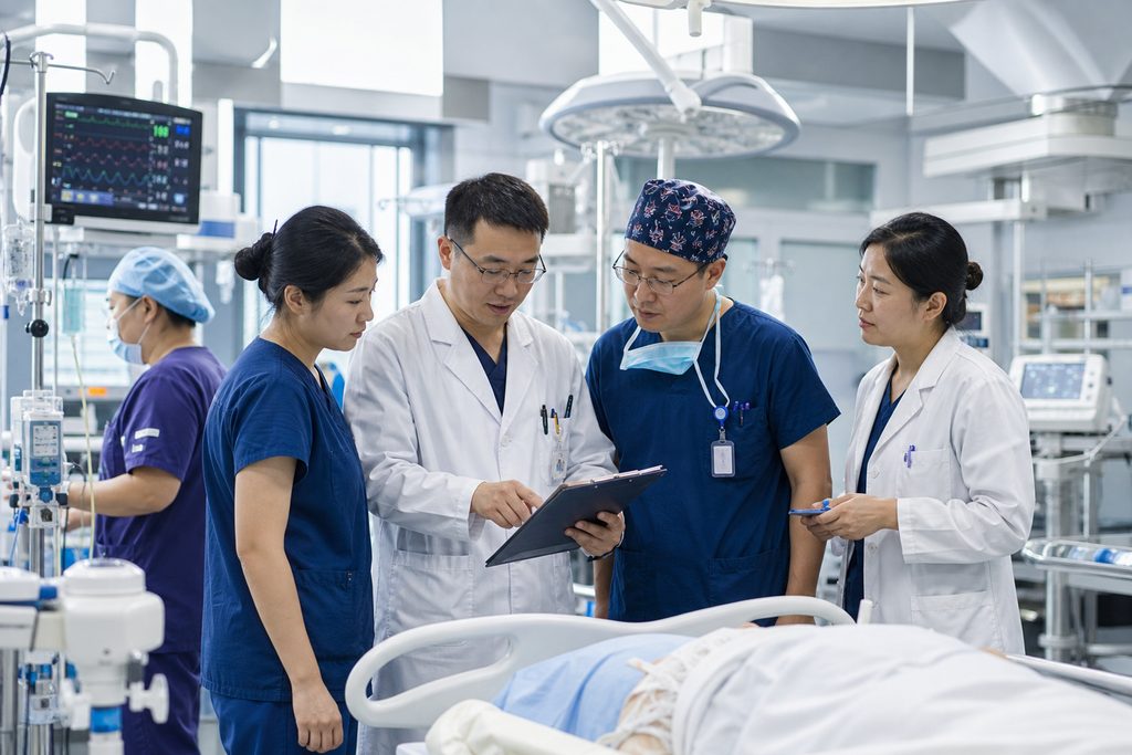 burn treatment cost China - medical illustration