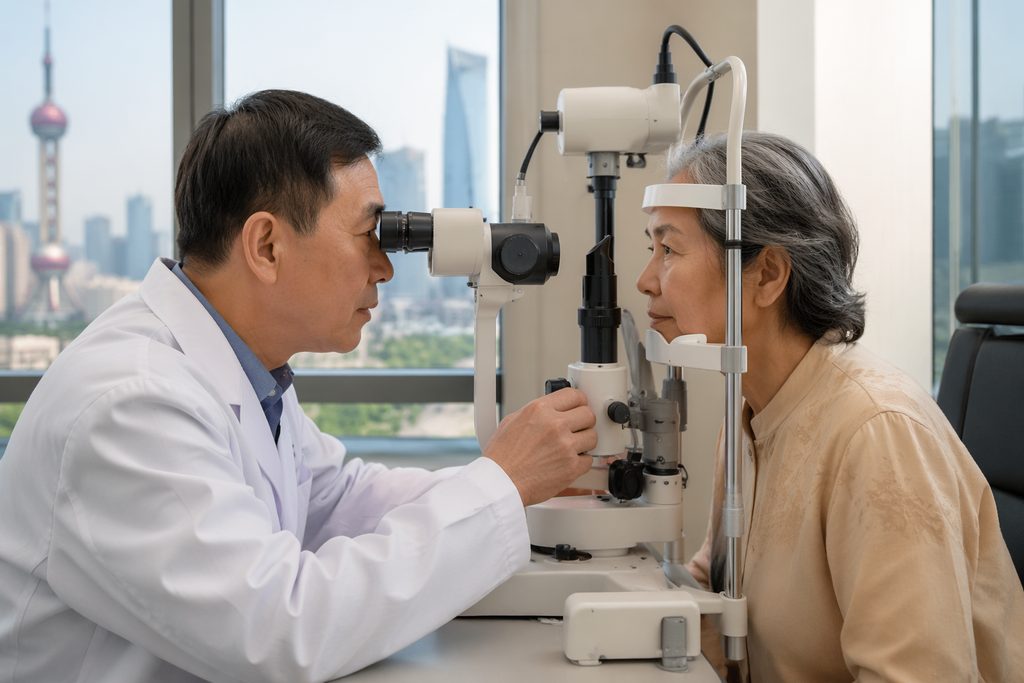 cataract surgery cost China - medical illustration