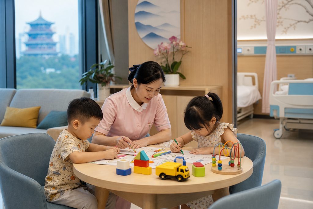 childcare service hospital China price - medical illustration