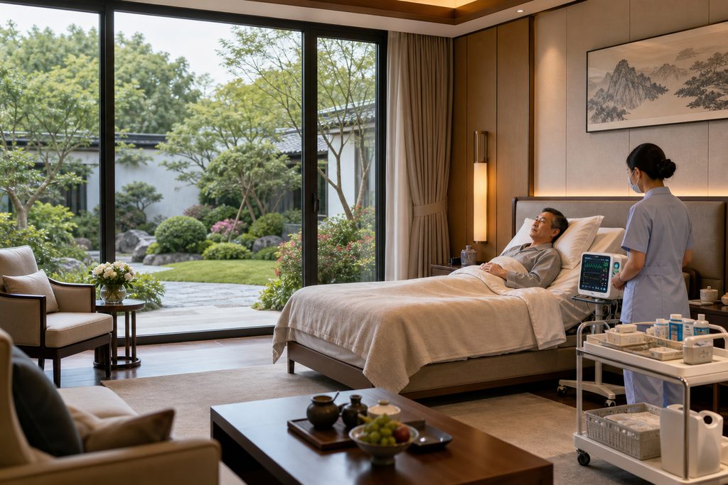 private villa recovery China price - medical illustration