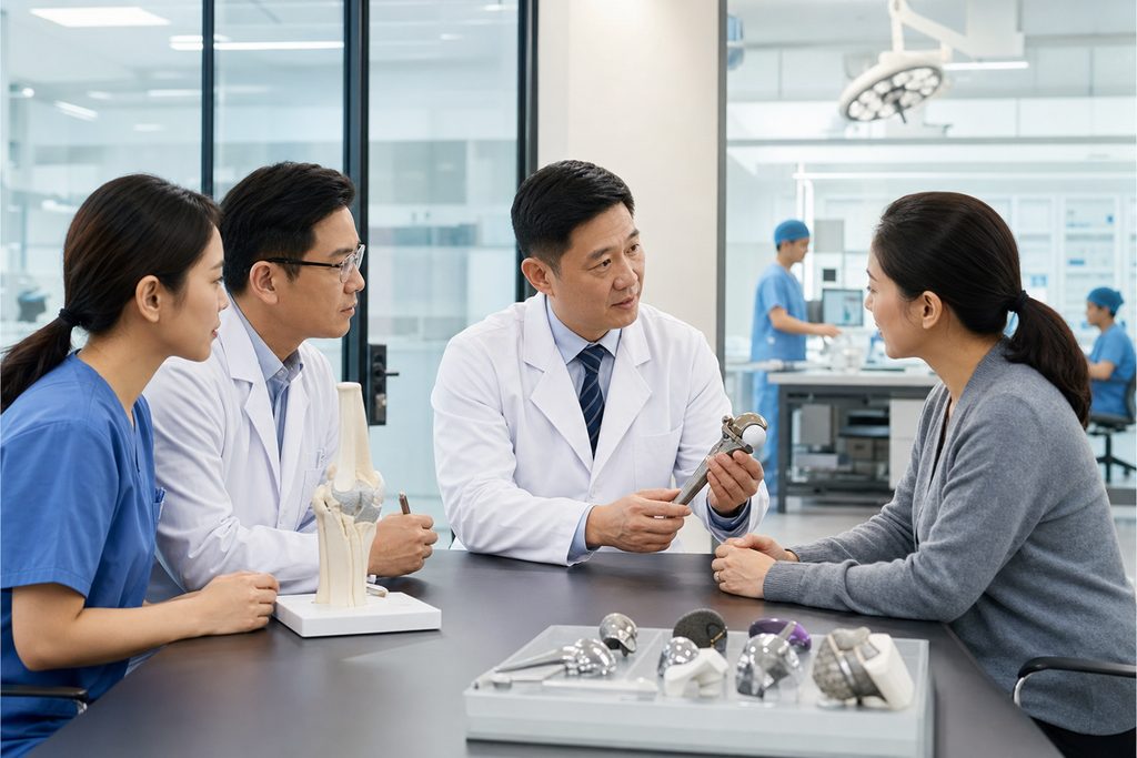 next-generation implant clinical trial C - medical illustration