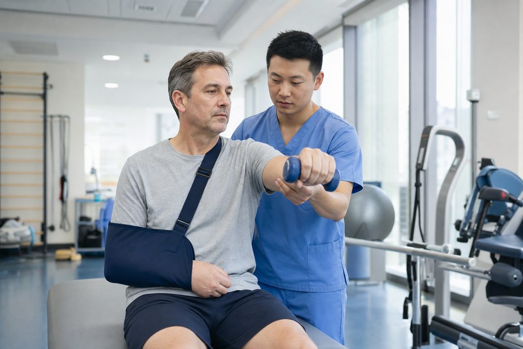 rotator cuff surgery cost China - medical illustration