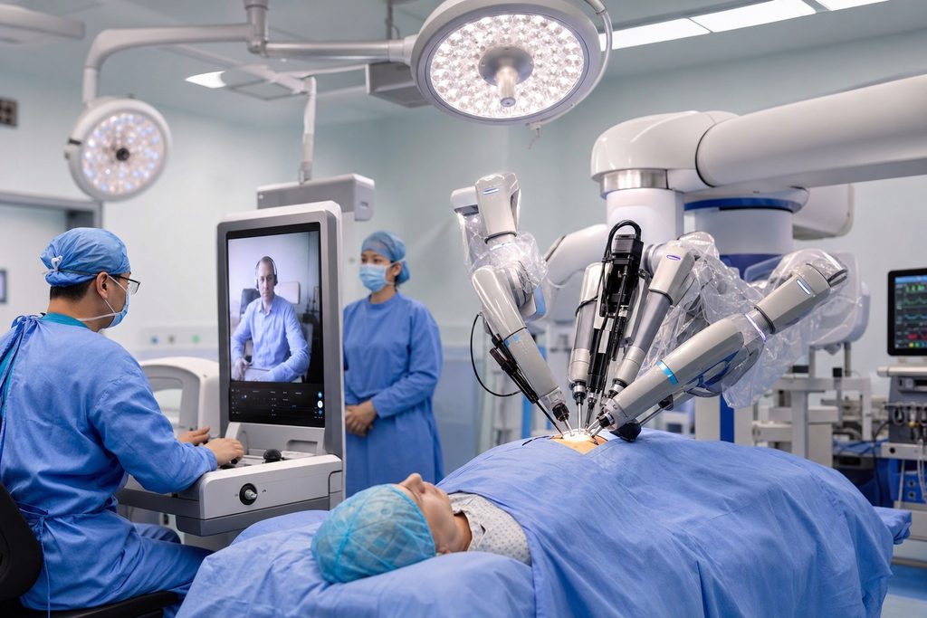 Toumai robot surgery cost China - medical illustration