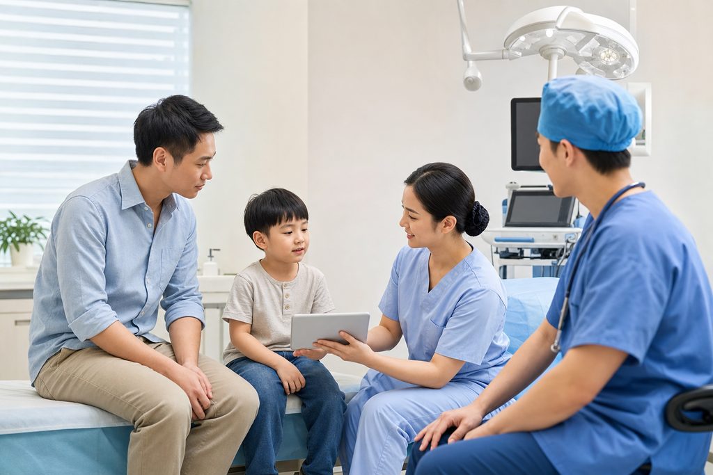 adult circumcision cost China - medical illustration