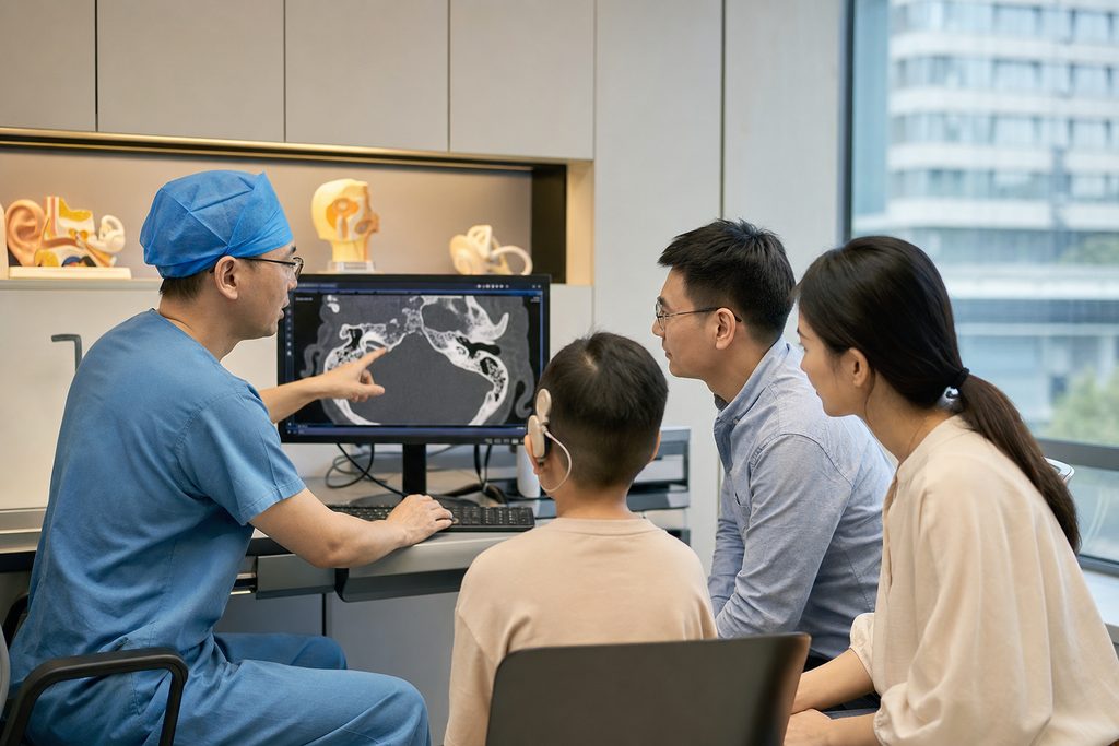 cochlear implant surgery cost Beijing To - medical illustration