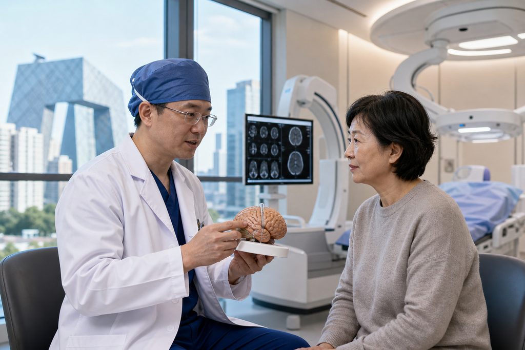 DBS surgery cost Beijing Tiantan Hospita - medical illustration