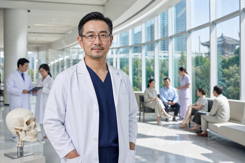 Dr Li Tailing craniofacial surgeon CAMS - medical illustration