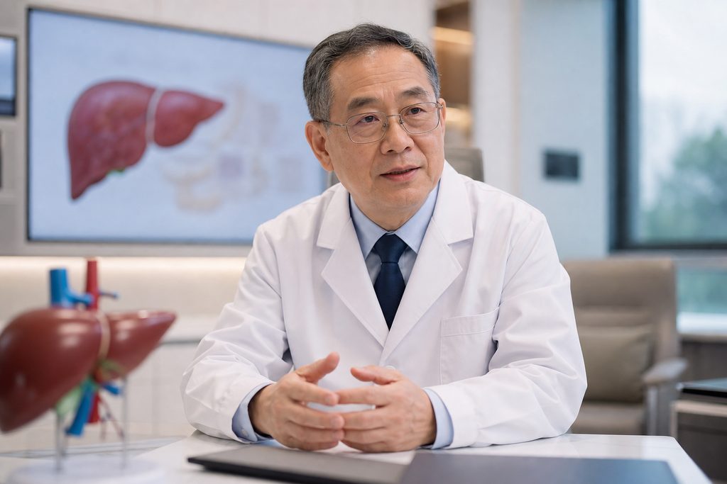 Dr Qin Shukui liver cancer treatment pri - medical illustration