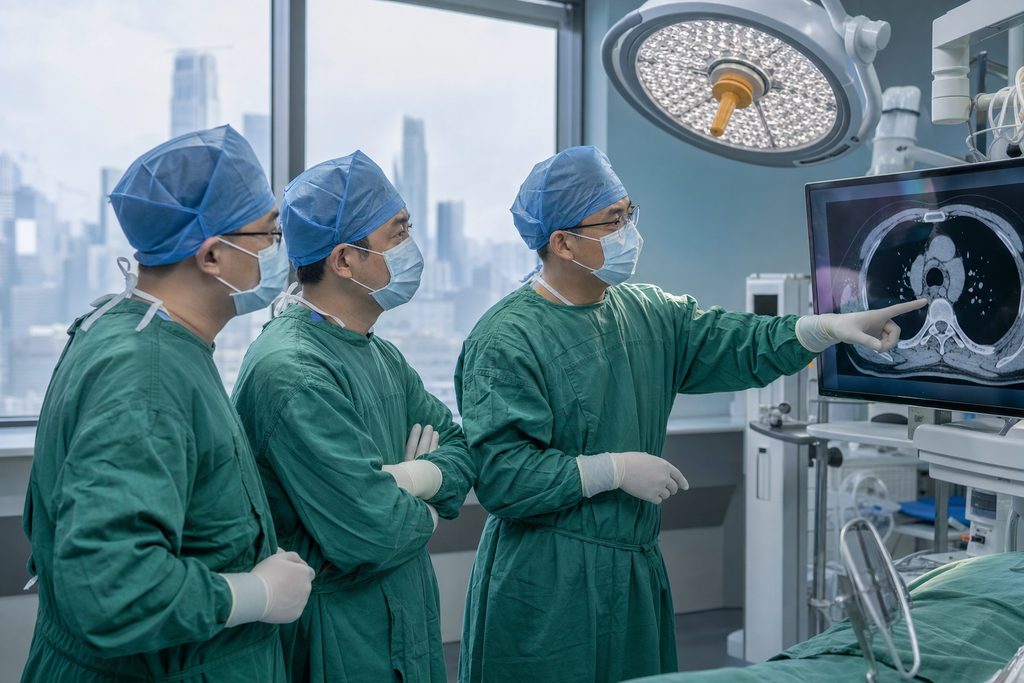 redo esophageal cancer surgery cost Chin - medical illustration