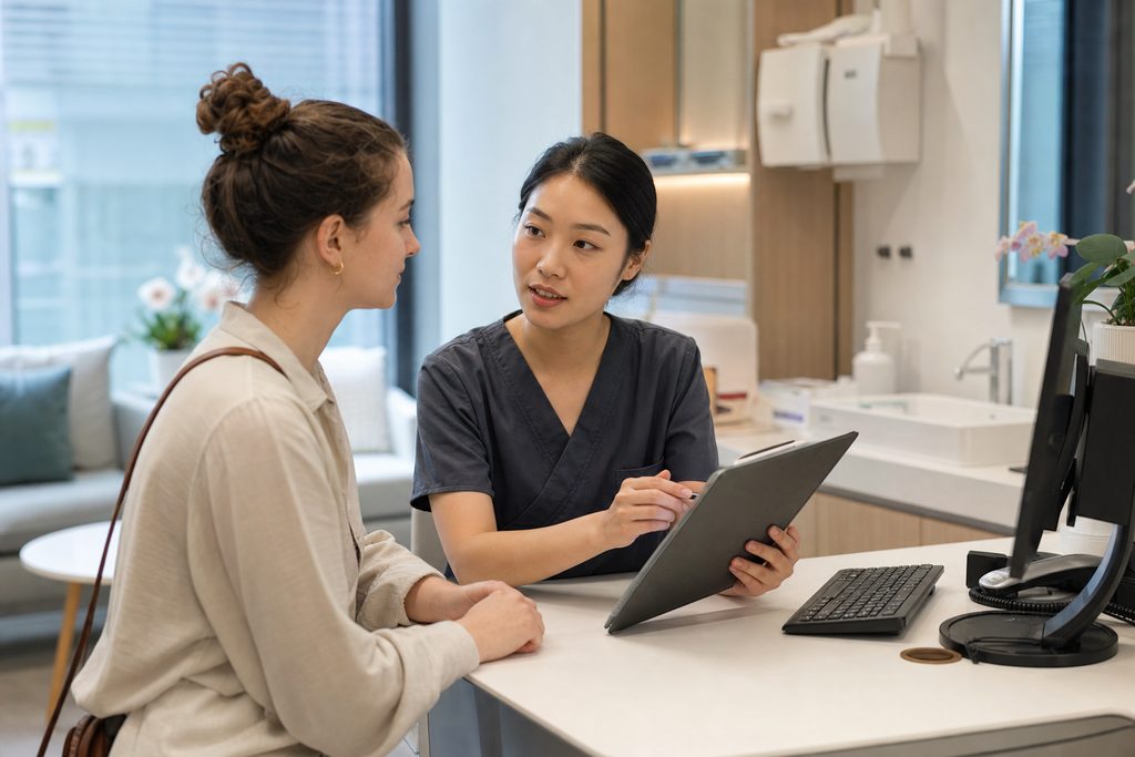 expat health insurance China with chroni - medical illustration