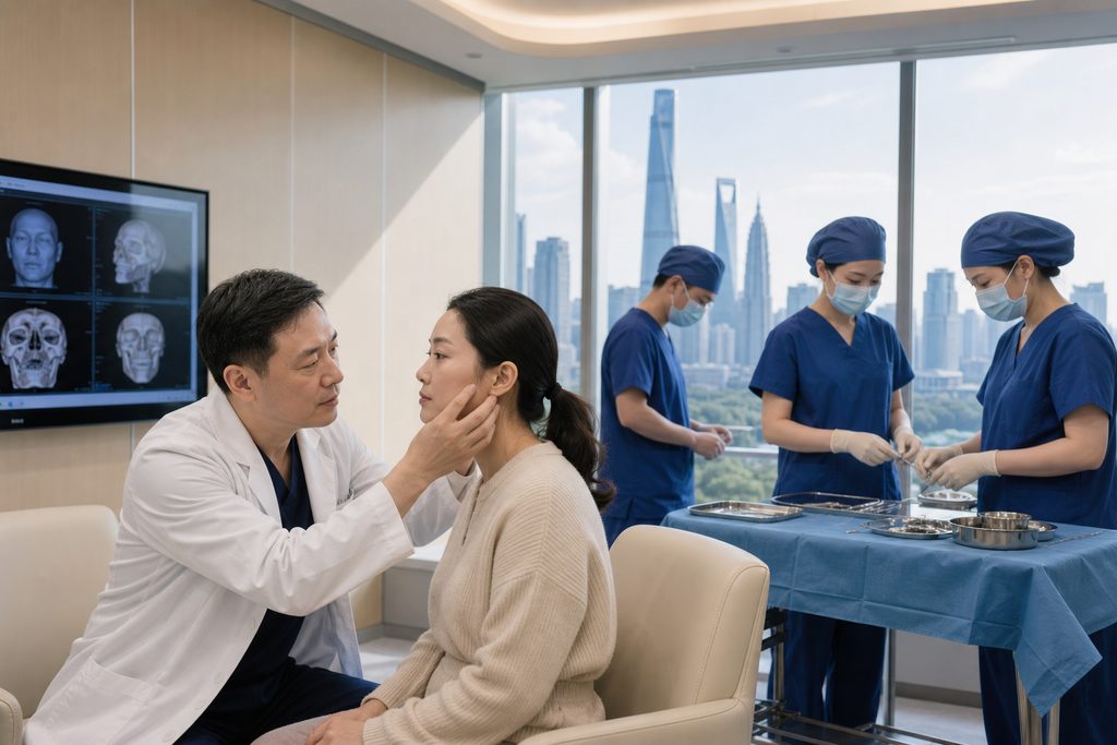 facial reanimation surgery cost China - medical illustration