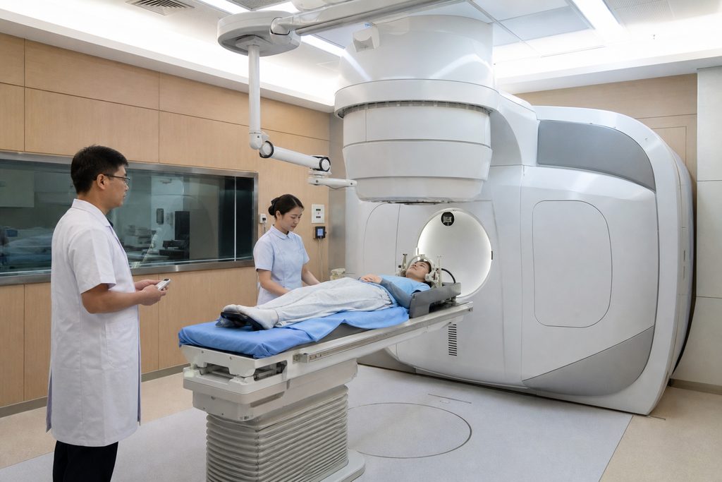 gamma knife radiosurgery cost China - medical illustration