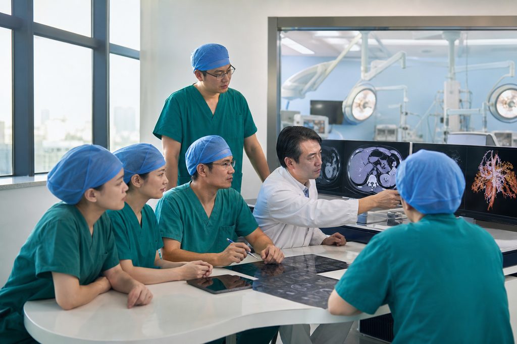 gastric cancer surgery cost China - medical illustration