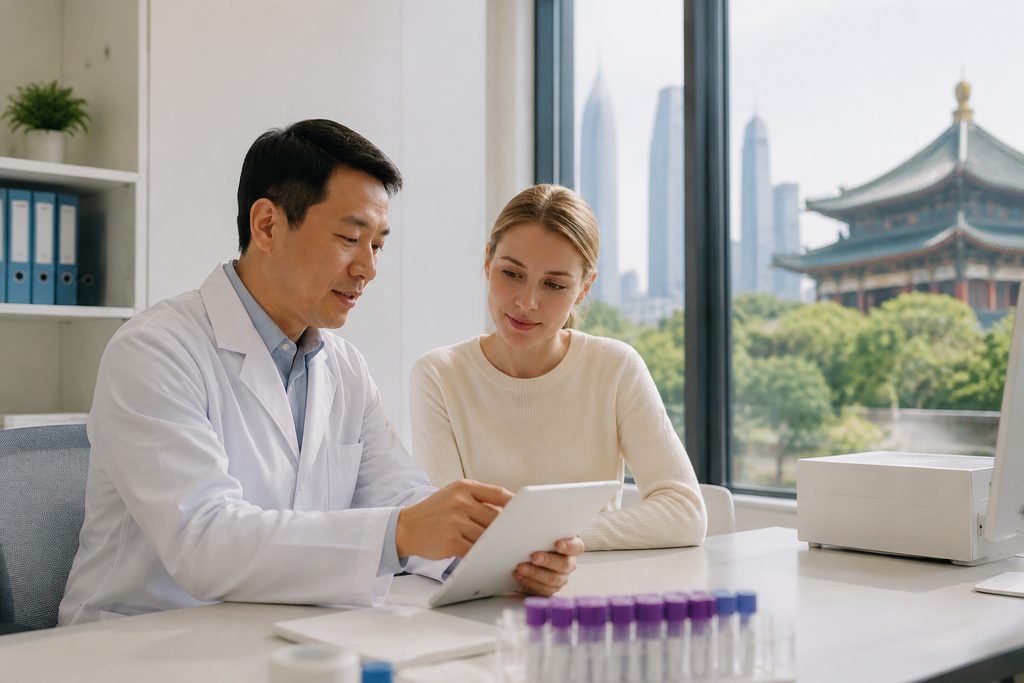 genetic testing cost China - medical illustration
