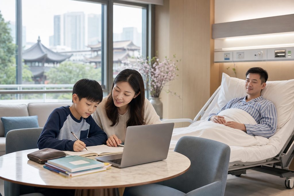 Homeschooling and Education Support for Children During Parent's Medical Stay in China — homeschooling services for medi