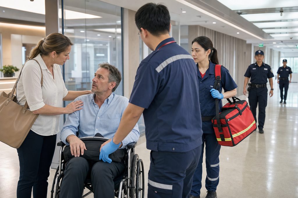hospital hostage dispute lawyer China - medical illustration