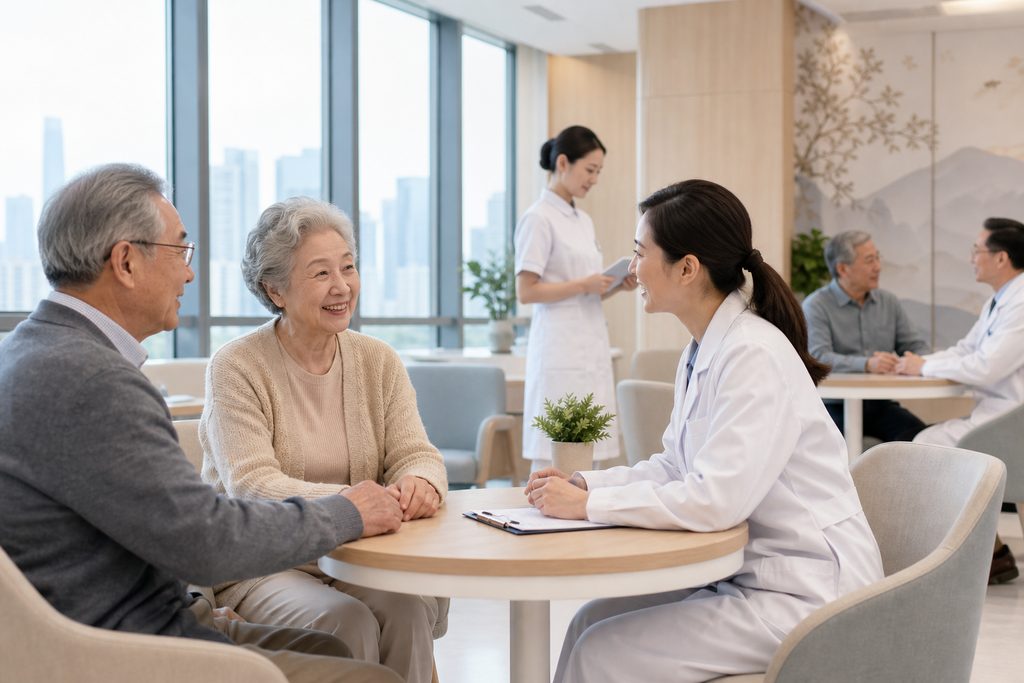 geriatric medicine Shanghai Huadong Hosp - medical illustration