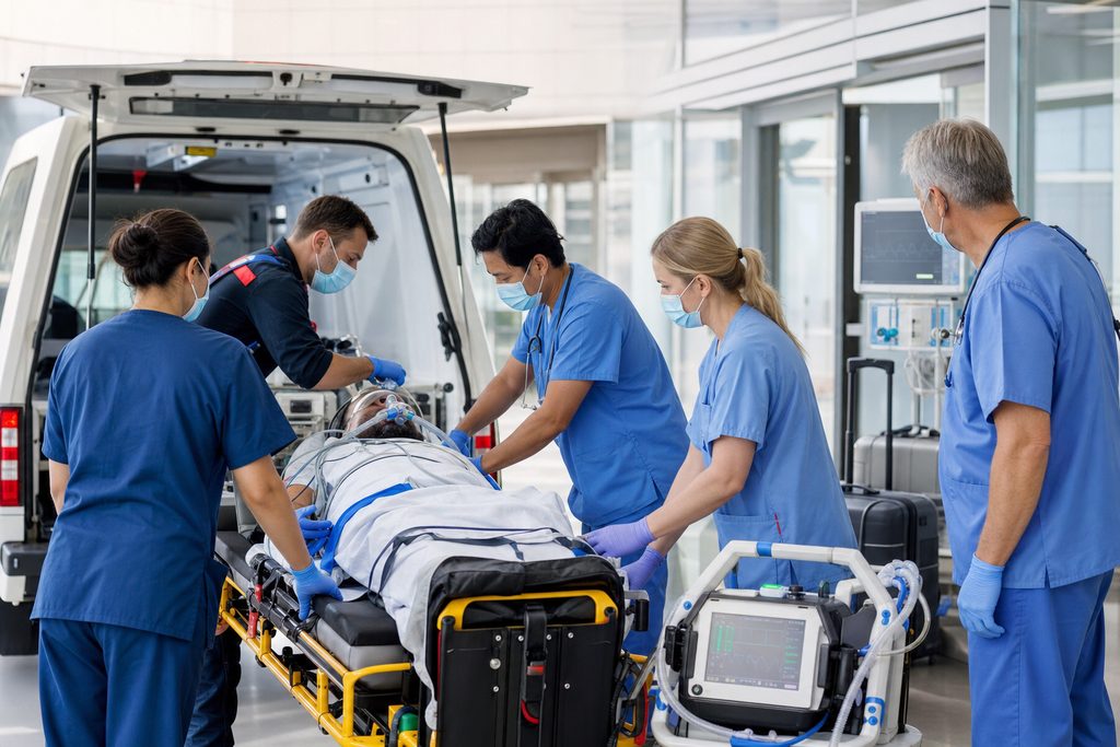 icu transfer service china cost - medical illustration