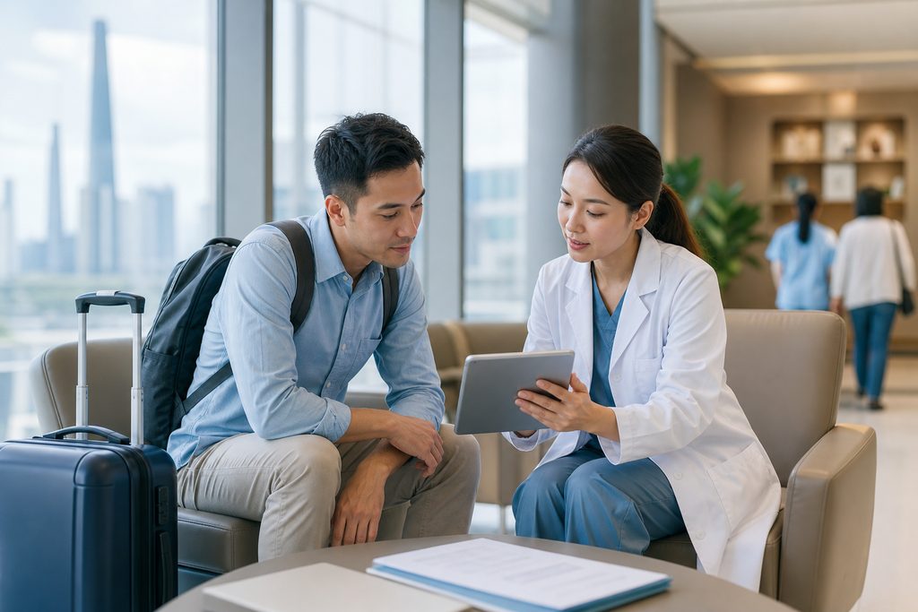 port my health insurance to China for su - medical illustration