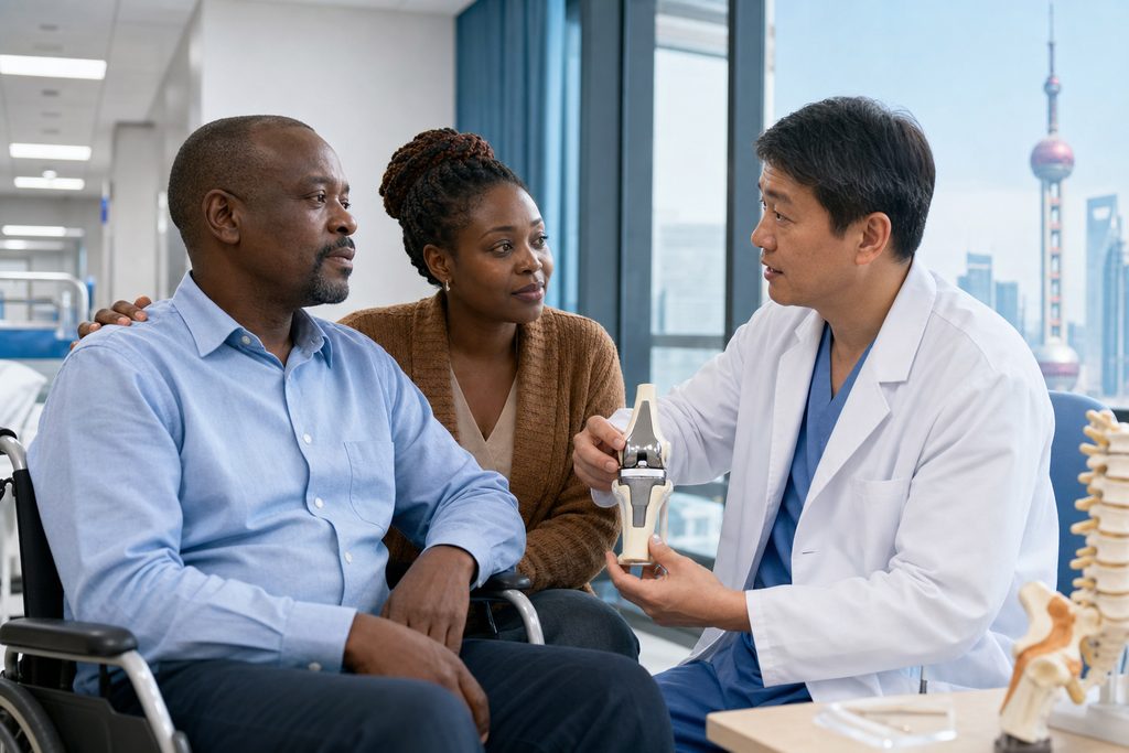 joint replacement surgery cost China - medical illustration
