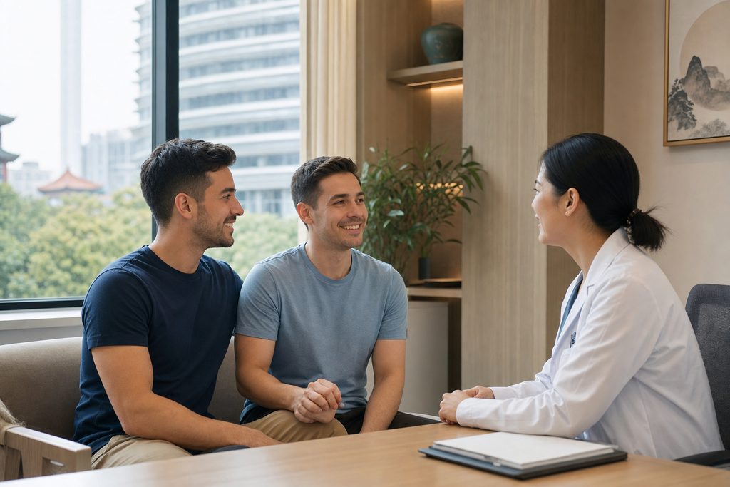 gay friendly hospitals in China - medical illustration