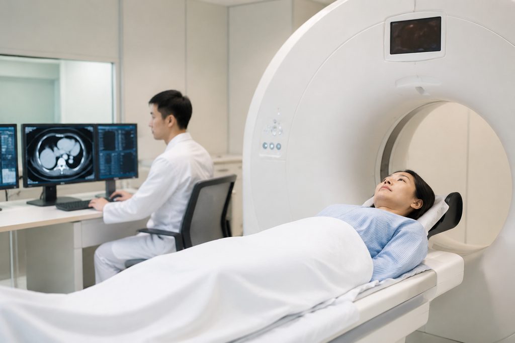 Early Lung Cancer Screening China: Low Dose CT Plus AI in One Visit — low dose CT lung cancer screening cost China
