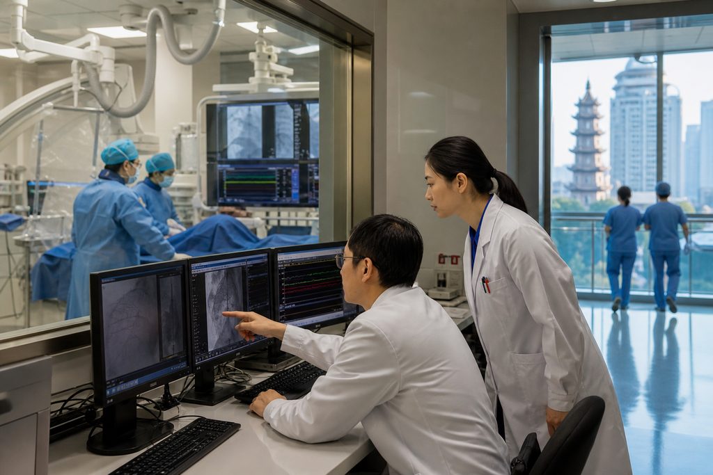 coronary stent price Nanjing First Hospi - medical illustration