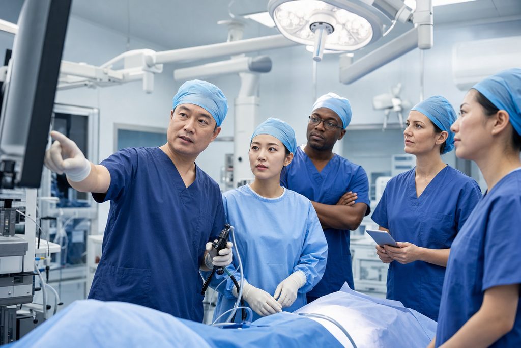 scarless gallbladder surgery China cost - medical illustration