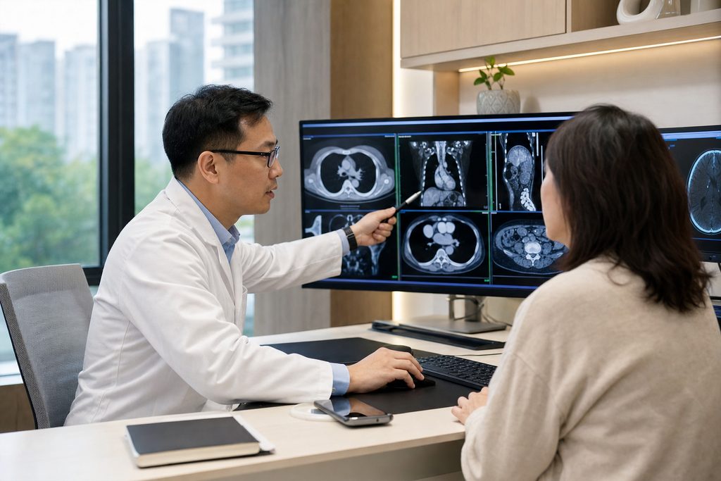 second opinion cancer imaging cost China - medical illustration