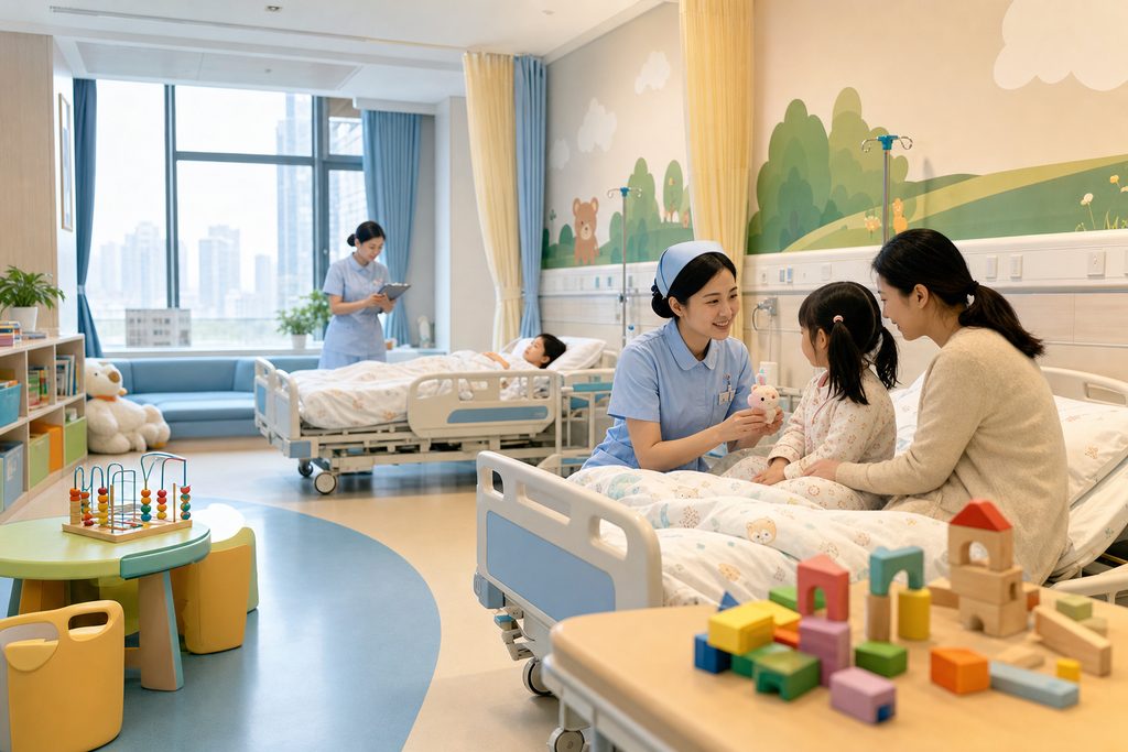 best pediatric hospital in China for int - medical illustration