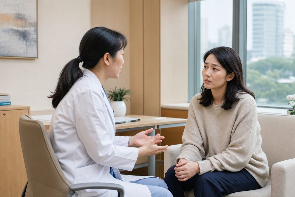 pre surgery anxiety counseling China pri - medical illustration