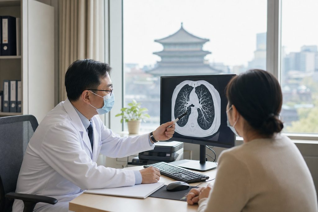 PUMCH Beijing respiratory medicine cost - medical illustration