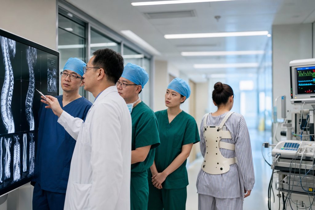 scoliosis surgery cost China Peking Univ - medical illustration