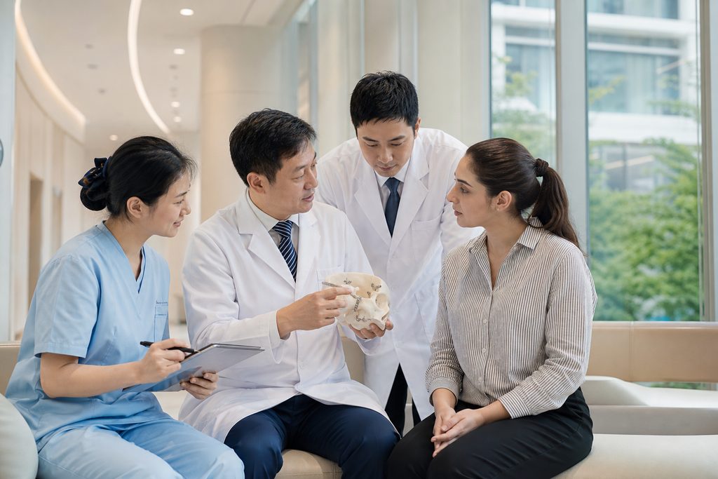 Shanghai Ninth People's Hospital craniof - medical illustration