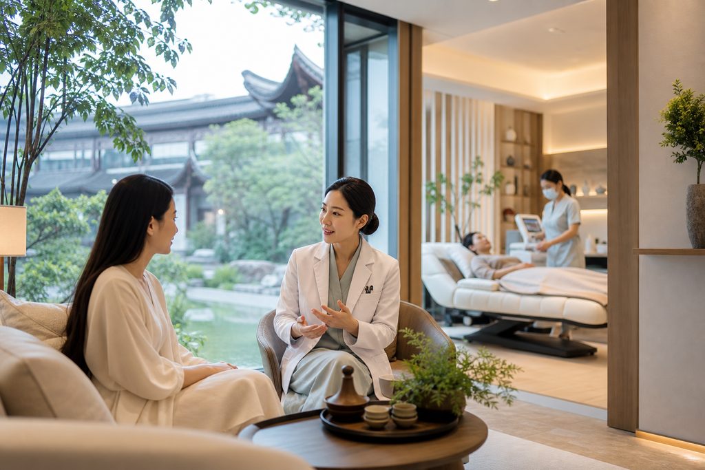 stress management retreat China cost - medical illustration