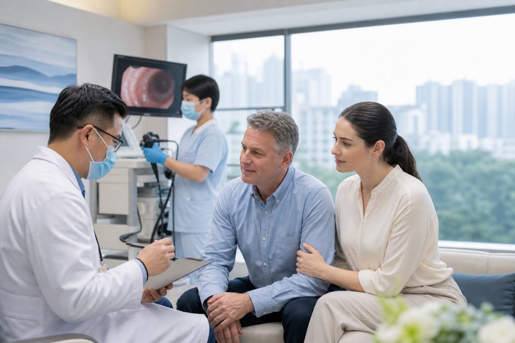 Xijing Hospital endoscopy price for fore - medical illustration