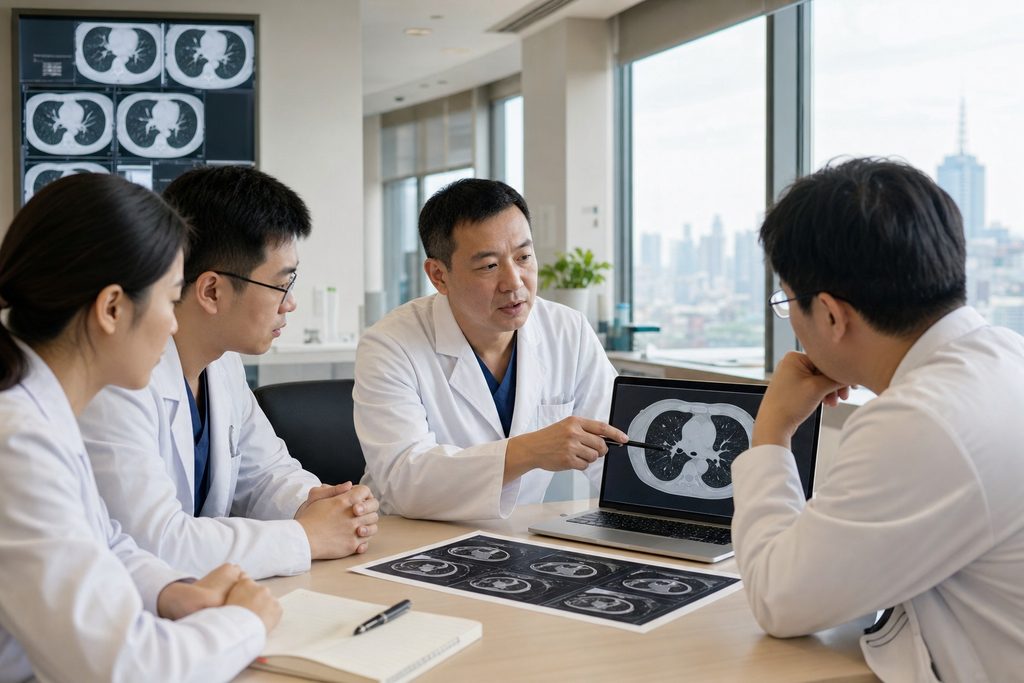 Dr Zhi Xiuyi lung cancer surgery cost Be - medical illustration