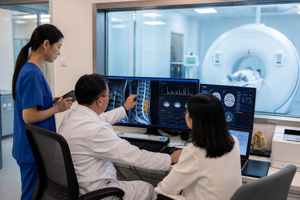 AI radiology cost China - medical illustration