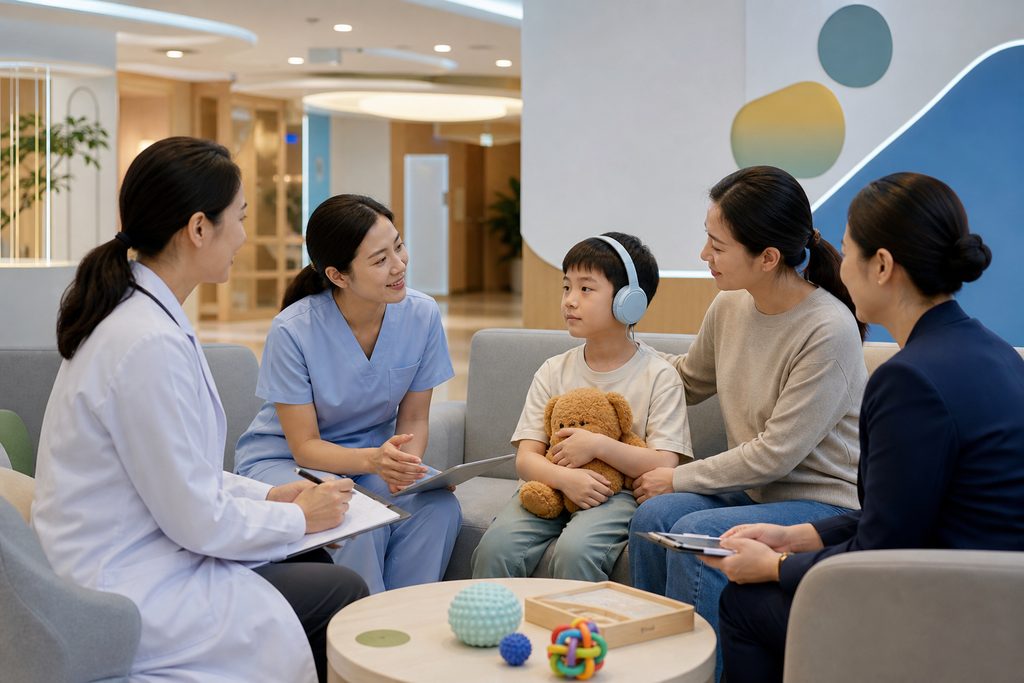 autism friendly surgery China cost - medical illustration