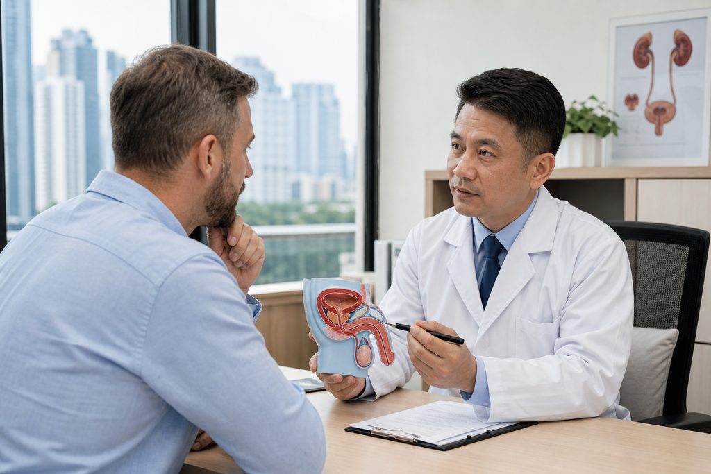 best urologist in China for internationa - medical illustration