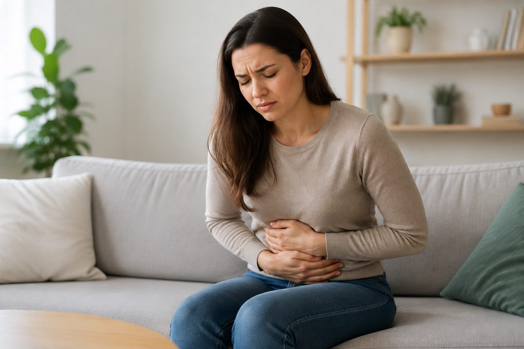 bloating and stomach pain treatment cost - medical illustration