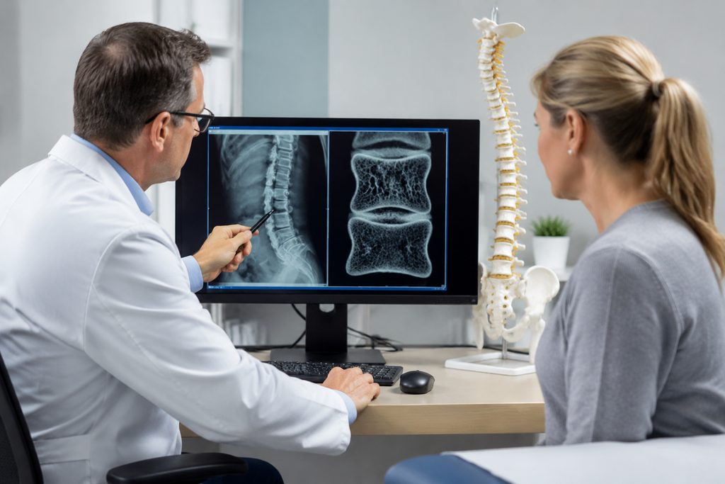 bone density test cost before spine surg - medical illustration